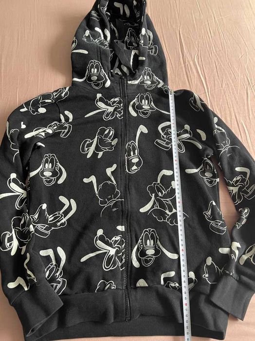 rozpinana bluza czarna z psem Pluto CROPP rozm. XS