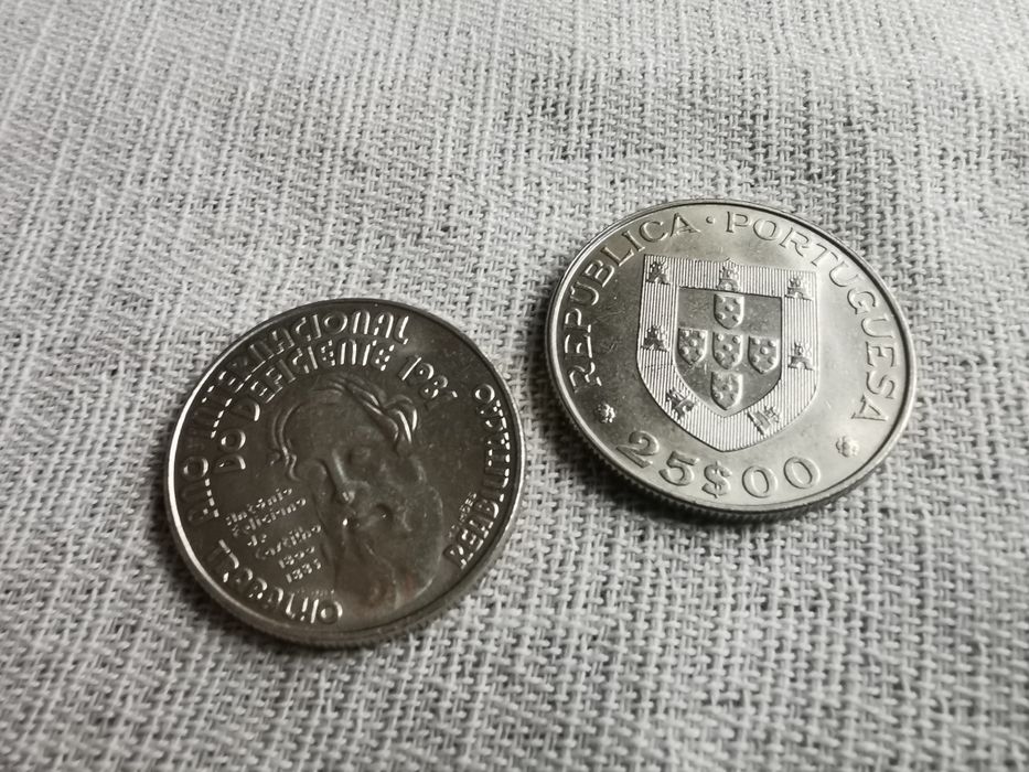 Moeda 25 escudos - 1981 Ano Internacional das Pessoas Deficientes