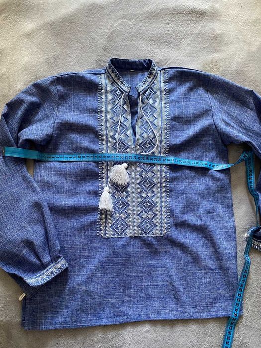 Вишиванка для хлопця 10-13 років з довгим рукавом