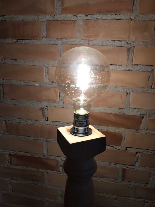 lampa drewno i kana