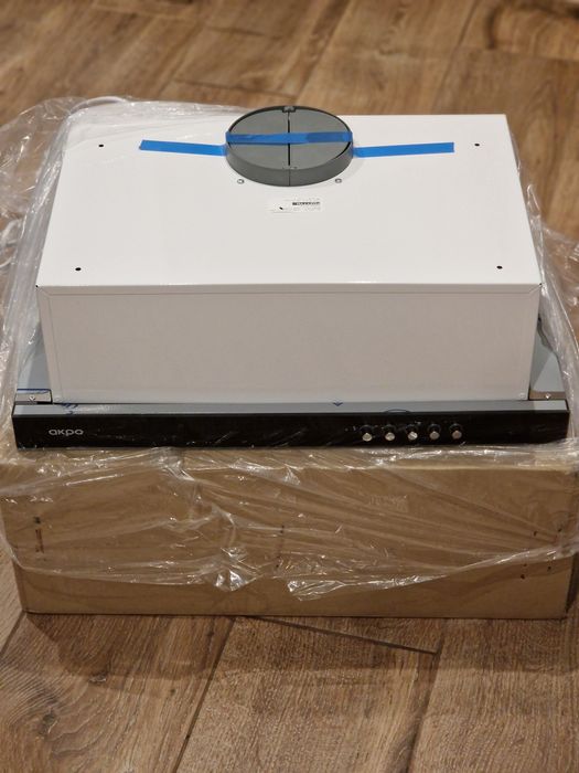 Okap kuchenny do zabudowy Akpo czarny