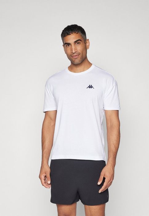 T-shirt basic biały Kappa L