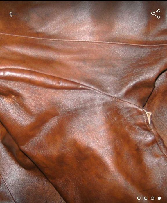 Утепленный плащ #натуральная кожа# обмен