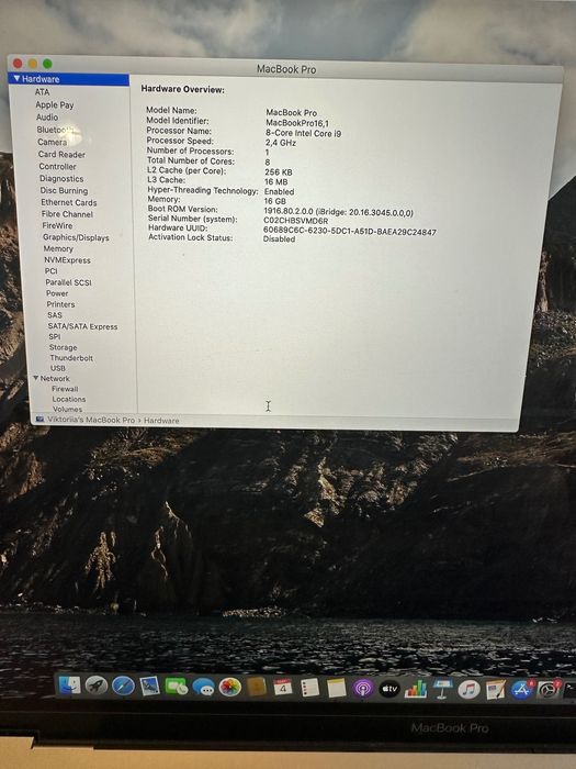 MacBook Pro 16 i9 512GB IDEALNY stan