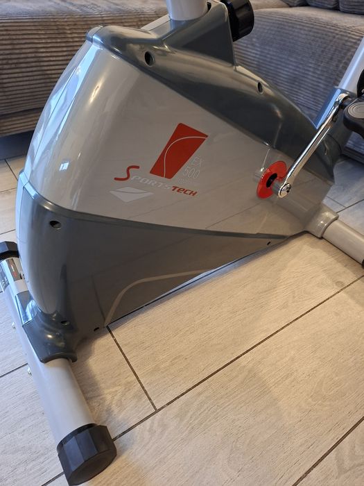 Rower stacjonarny domowy Sportstech EX500 używany cardio do treningu