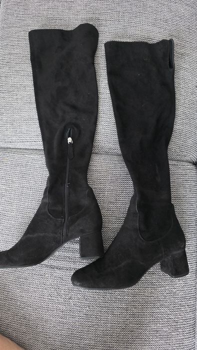 Zara muszkieterki kozaki długie uda 40 /26 cm/