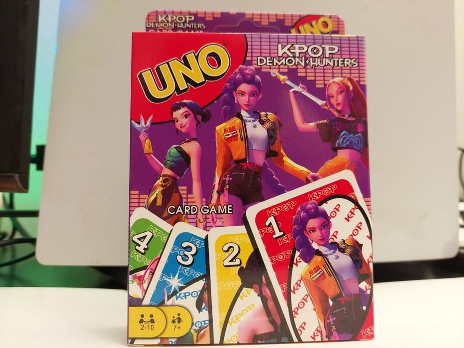 Jogo de Cartas UNO K-pop Demon Hunters Novo
Produto: Jogo de cartas K-