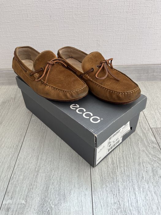 Мокасины ECCO замшевые
