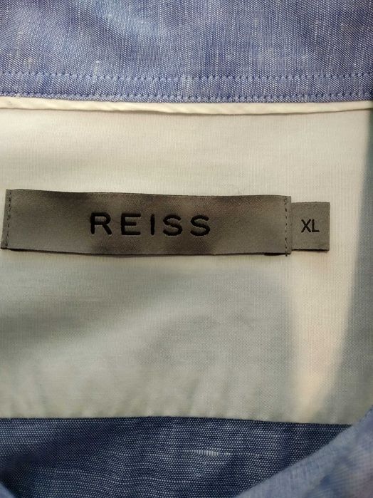 Рубашка Reiss (лен, коттон).