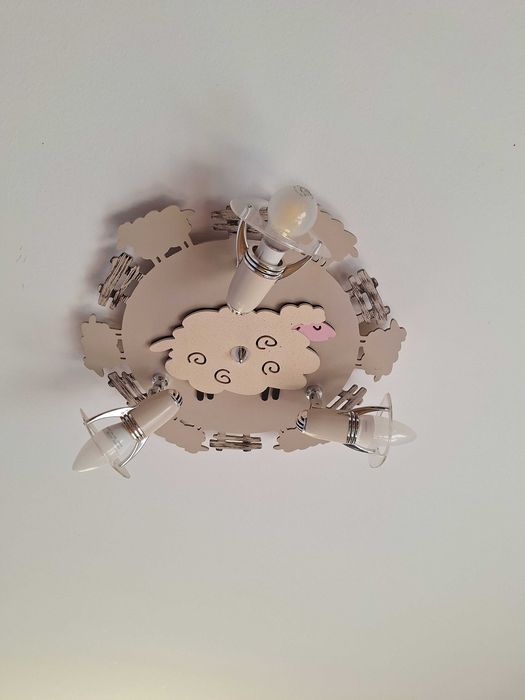 Zestaw lampa ścienna i sufitowa dla dzieci