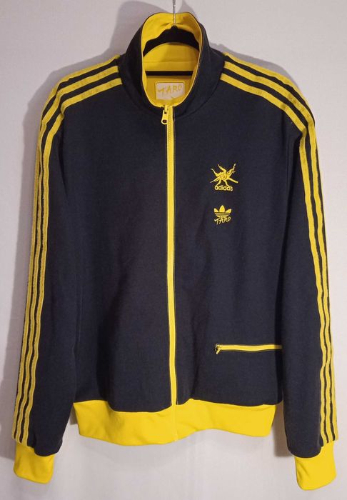Чорно-жовта чоловіча олімпійка Adidas x Taro Okamoto ; Розмір L: 3