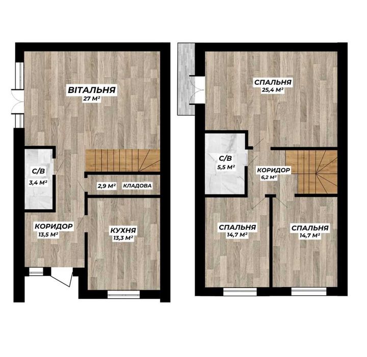 Розтермінування 24 міс Будинок з гаражем неподалік ЖК КАЛИНОВА СЛАБОДА