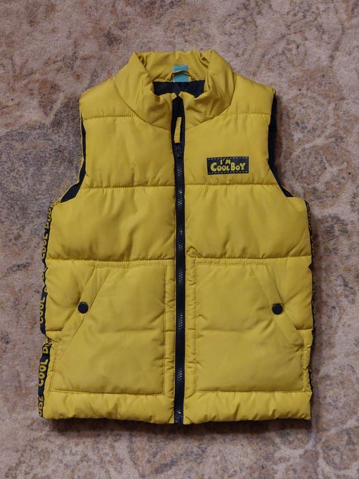 Bezrękawnik puchowy chłopięcy dla chłopca ocieplany