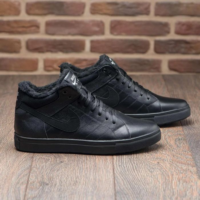 Великаны баталы NIKE мужские зимние кроссовки на меху большие размеры