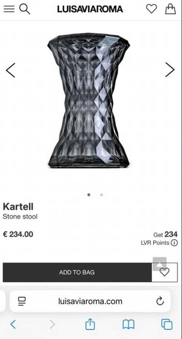 Banco KARTELL Stone