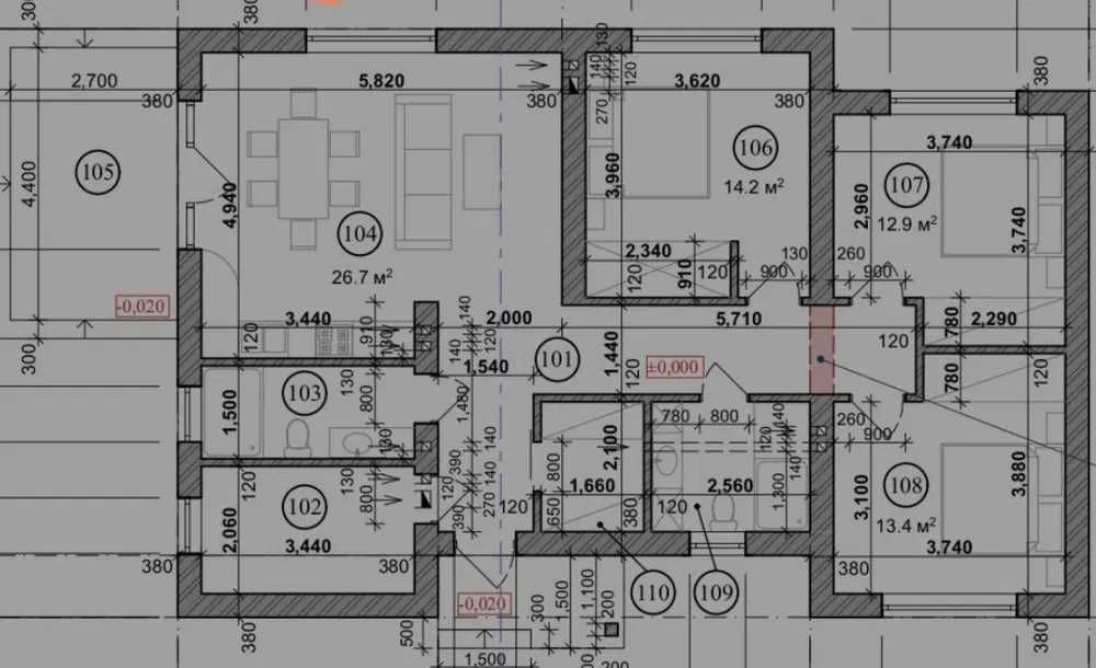Продаж будинка особняк 110м2 з ділянкою 5 сотих в тихій за міській локації