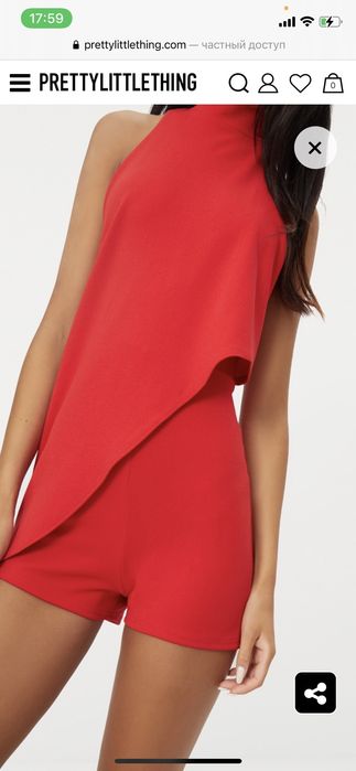 Шикарний комбінезон Prettylittlething / комбез/ нарядний комбенизон/