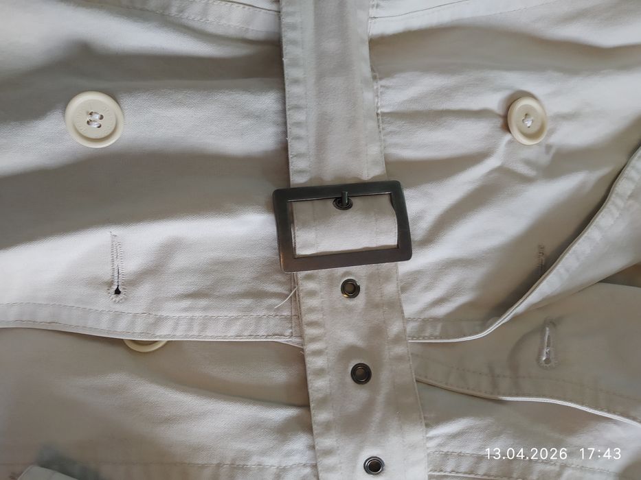 Wiosenny płaszcz Trencz, beżowy