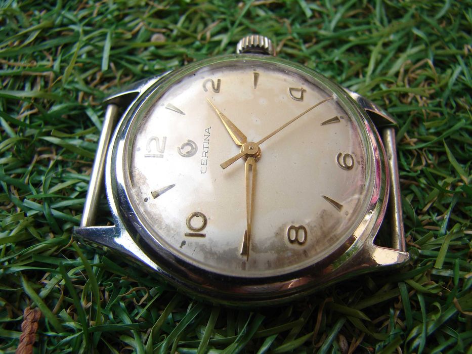 Certina 28-15 - stary zegarek z lat 50 tych w stalowej kopercie