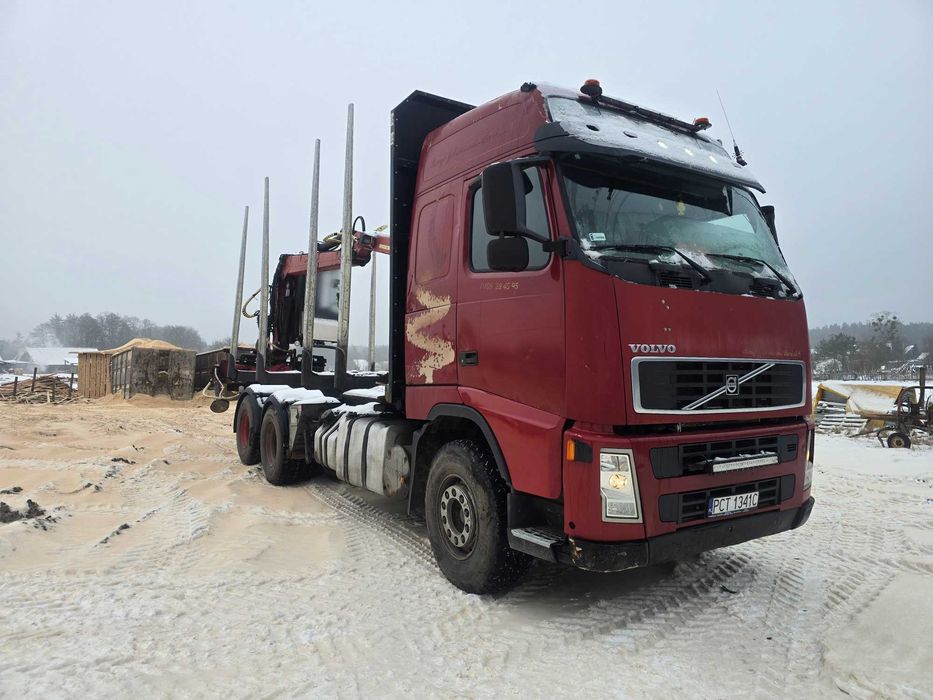 Volvo fh 12 lesny do lasu dzwig loglift 96