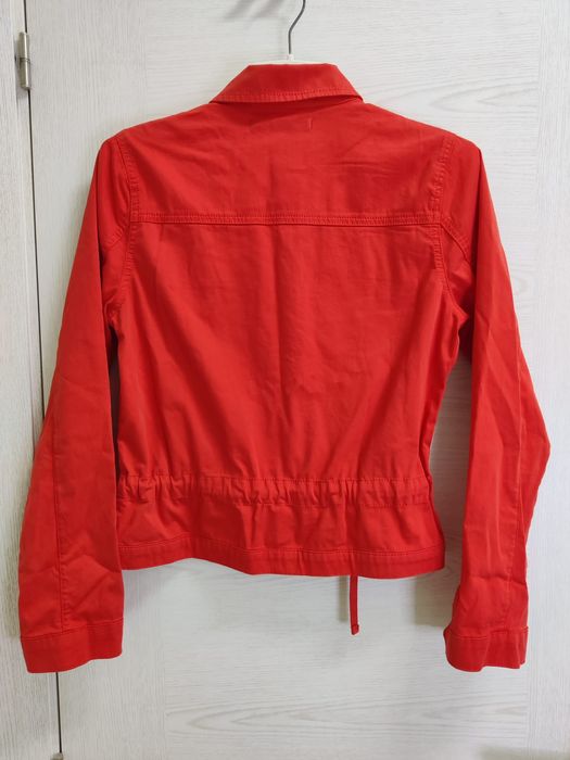 Casaco de ganga vermelho