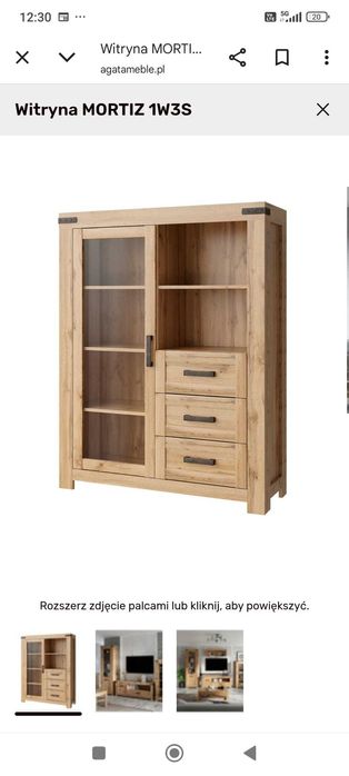 Komoda Witryna MORTIZ