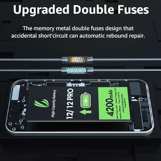 Akumulator do iPhone'a 12/iPhone'a 12 Pro, 4200 mAh, litowo-jonowy