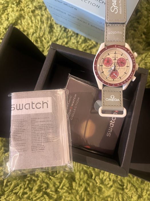 Relógio Swatch x omega mission to pluto