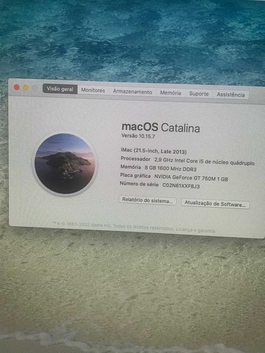 iMac 21.5" 2.9GHz, Late 2013