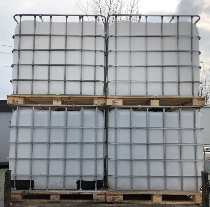 ZBIORNIK REGENEROWANY 1000 litrów, Mauzer, IBC paleta drewno czysty