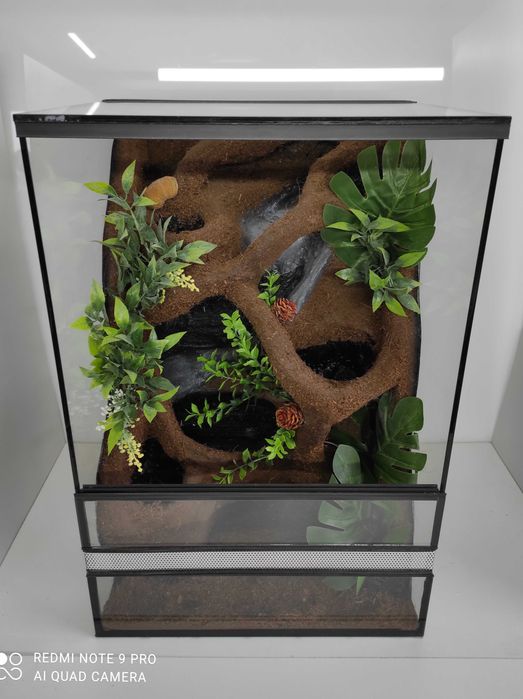 Terrarium z wodospadem dla gekona orzęsionego, felsumy TW21W AquaWaves
