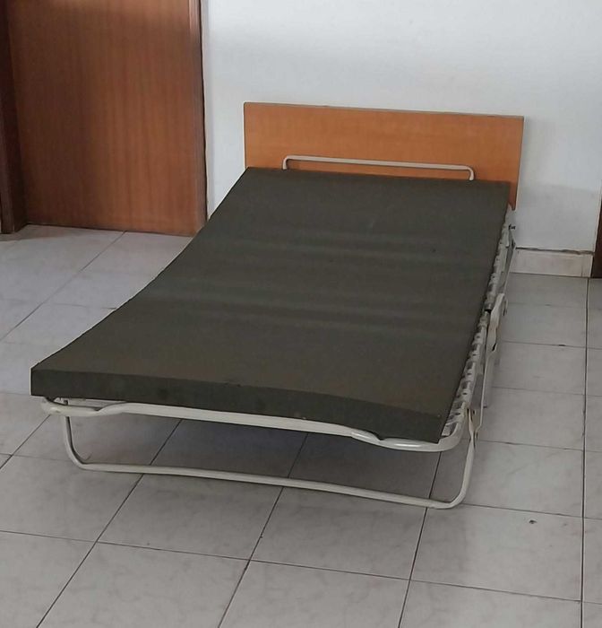 Sommier Dobrável Individual (180 x 90; Altura Estrado: a 25 cm)