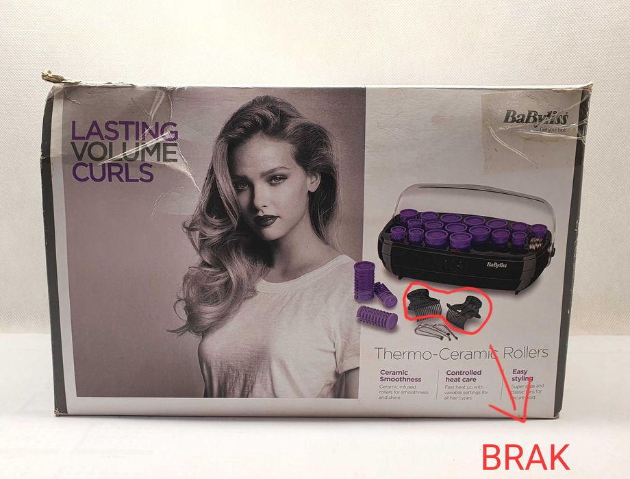Termoloki BABYLISS 3045BU,  Komis Jasło Czackiego