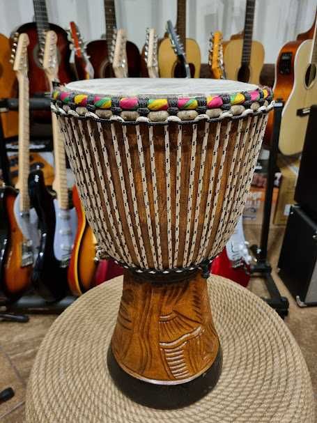 Djembe senegalskie Kangaba bęben afrykański średni Made in Senegal