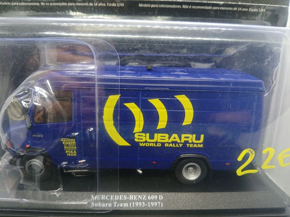Carrinhas de assistência  de Ralies  escala 1/43