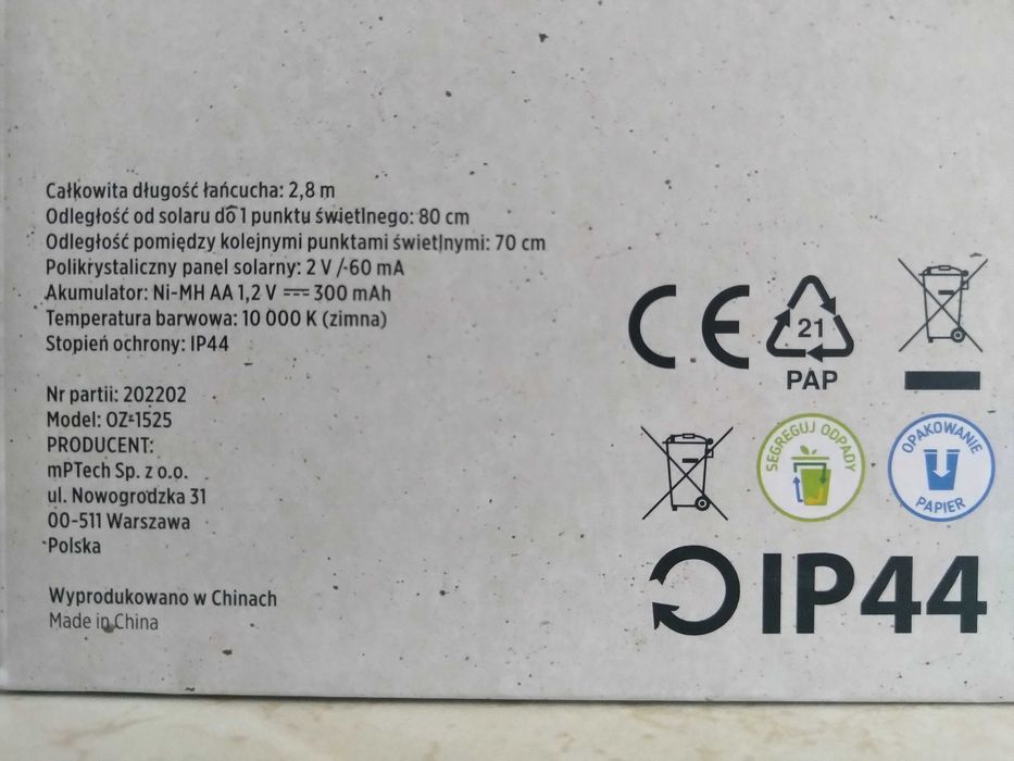 OKAZJA Lampki solarne ratanowe lampy rattan 4szt Wysyłam