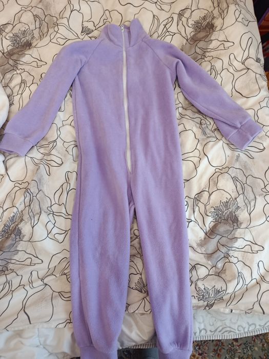 Теплий флісовий ромпер