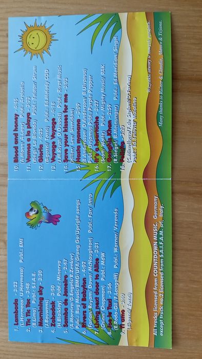 Radiowe przeboje lata - składanka na płycie CD