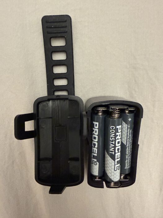 Conjunto de Luzes + Campainha de Bicicleta a bateria.