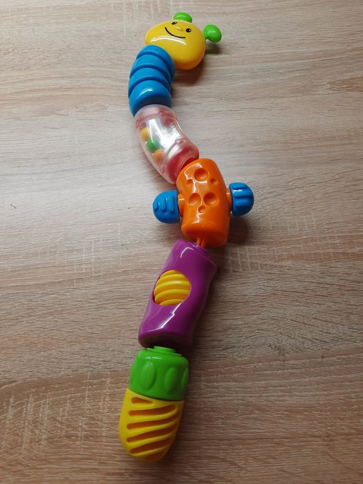 Fisher price Gąsienica, klocki