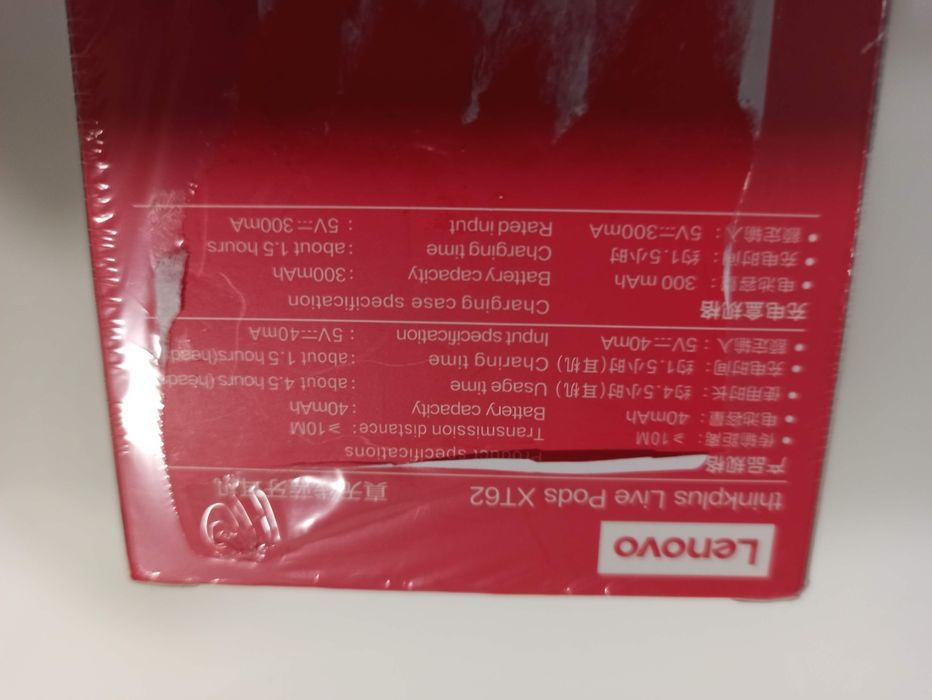 Fones de ouvido Lenovo XT62 Bluetooth