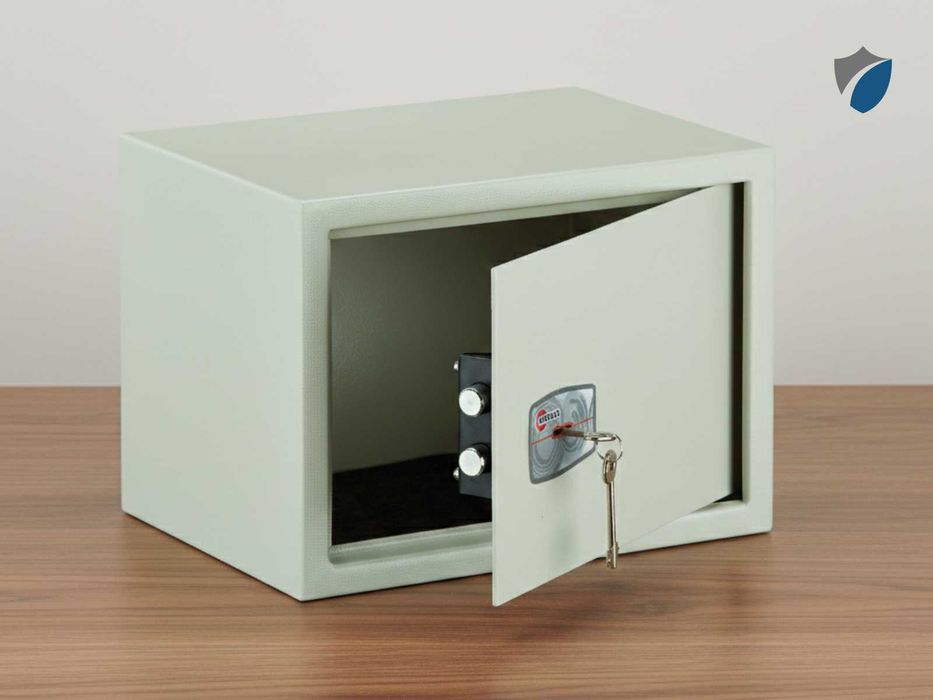 Sejf DOMOWY kasetka kasa PANCERNA 250x300x250mm - na klucz