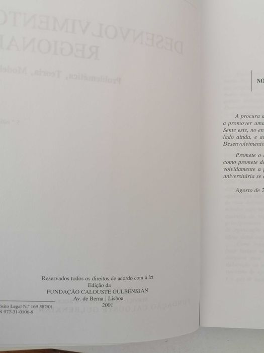 Livro Desenvolvimento Regional