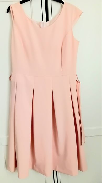 # mona styl sukienka rozkloszowana Brzoskwiniowa