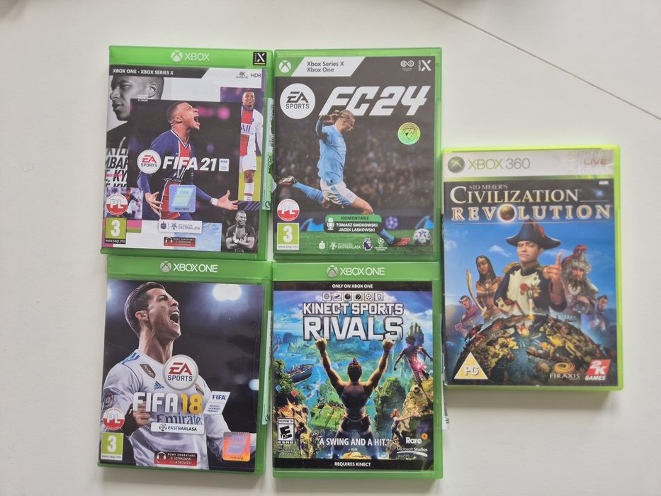 Xbox One S 1t 2 pady ładowarka, akumulatorki do padów zestaw gier