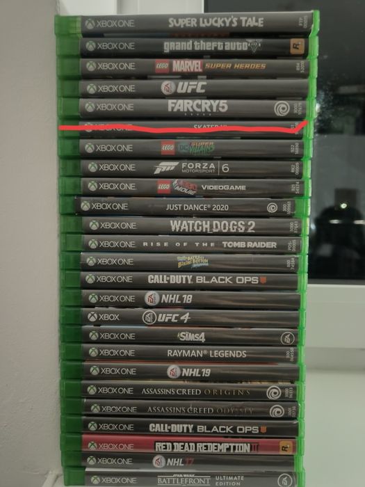 Gry na Xbox One - cennik w opisie