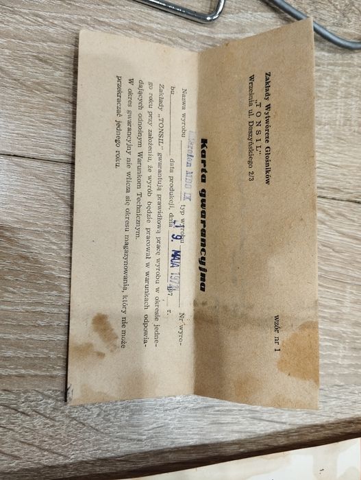 Mikrofon PRL UNITRA MDO IX 676