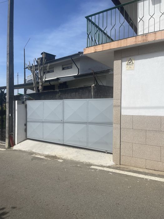 Portão de ferro galvanizado