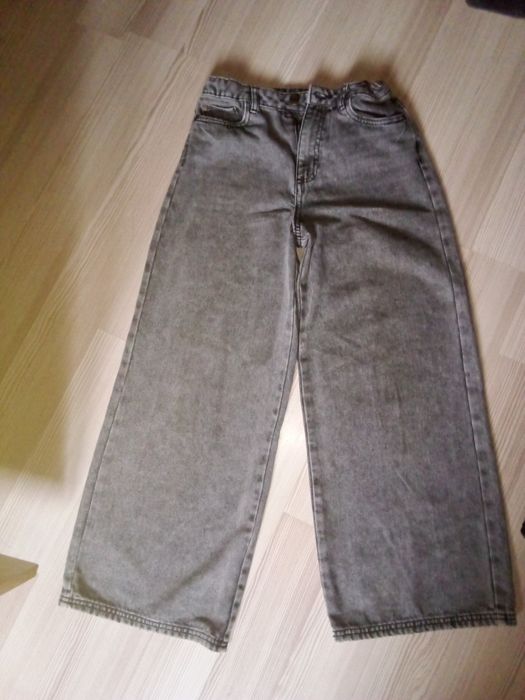 Джинсы широкие на девочку 11-12