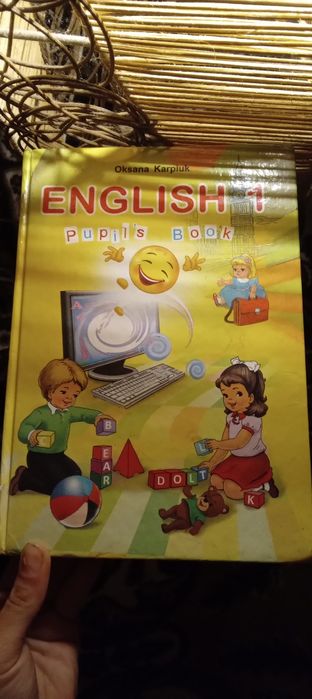 Книжка Англійська мова 1 клас